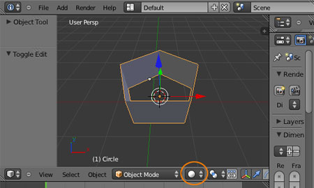 Wireframe表示にする